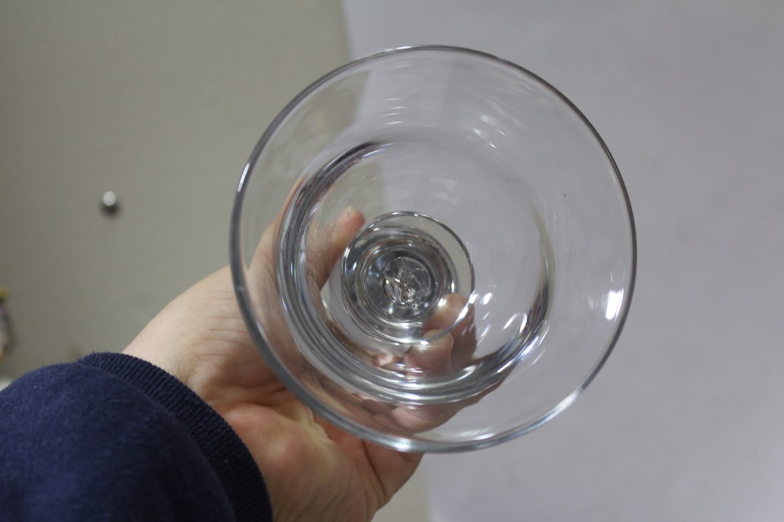 A Single Glass Candlestick - 5