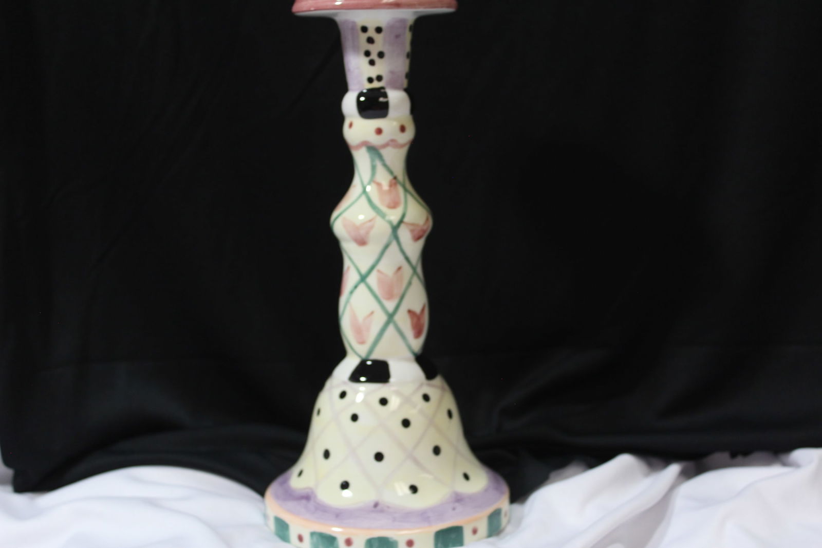 A Single Decorative Candle Stick (1 of 6)