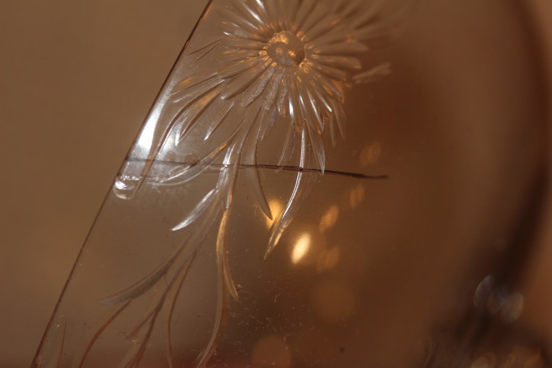 Signed B. Rich Lucite Bottle: all one piece - 10 3/4" x 8"