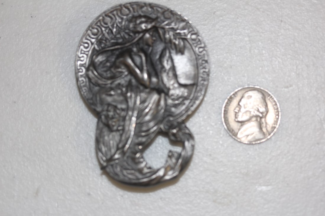 Pewter Belt Buckle: as shown