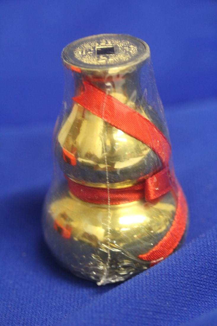 A Metal Gourd: still sealed - 3 inches tall