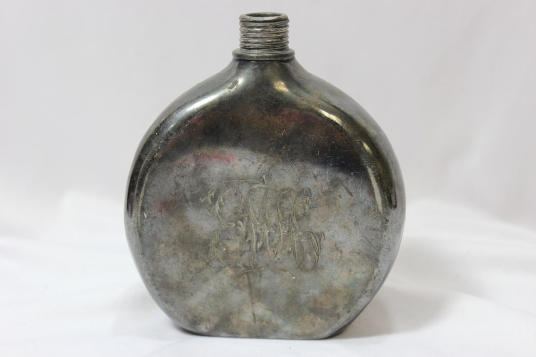 A Pewter Flask - 2