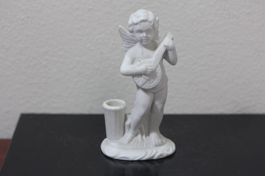 A Ceramic Angel: 5 1/2" tall