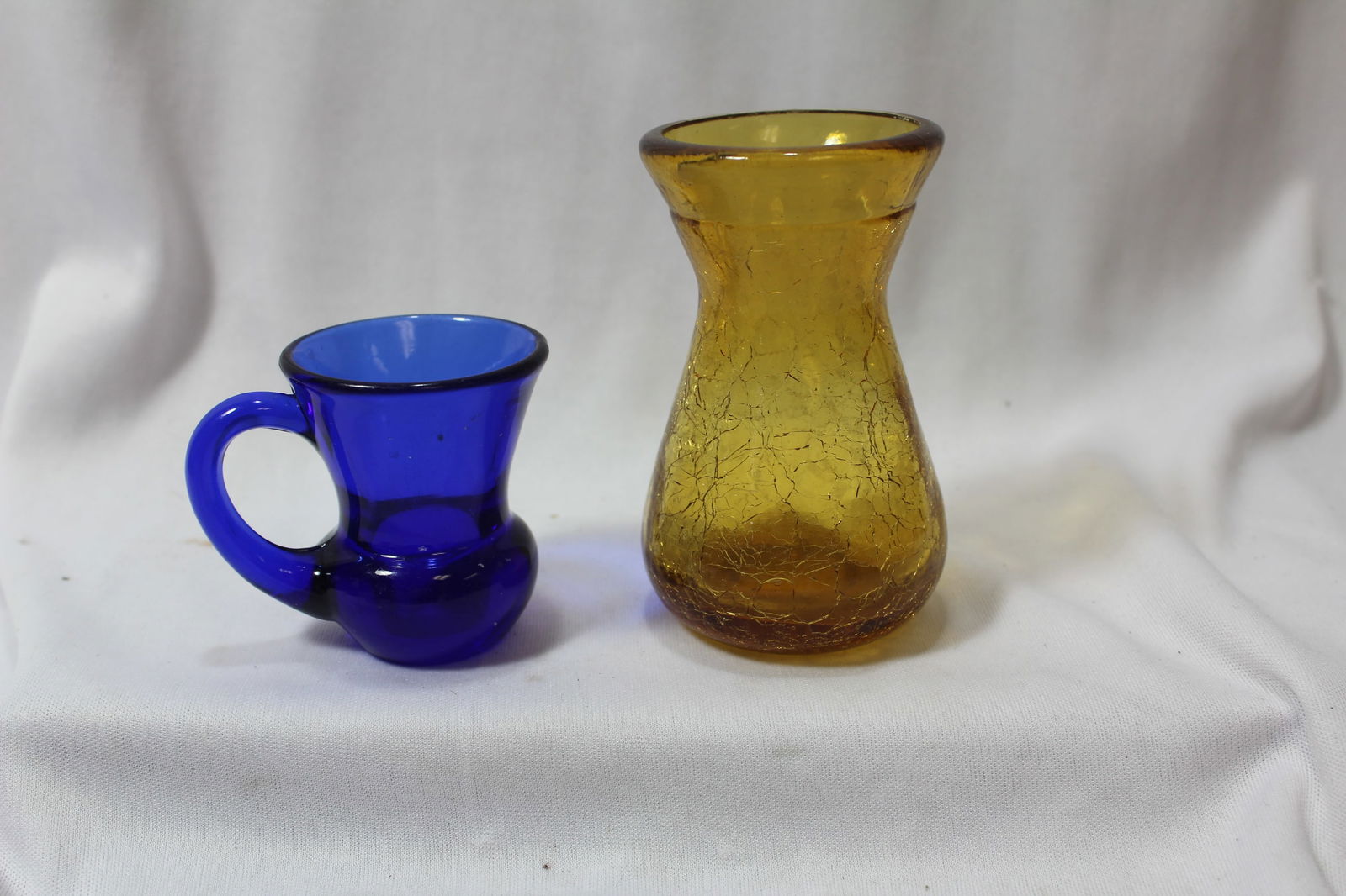 Set of Two Glasses: taller= 3 7/8"