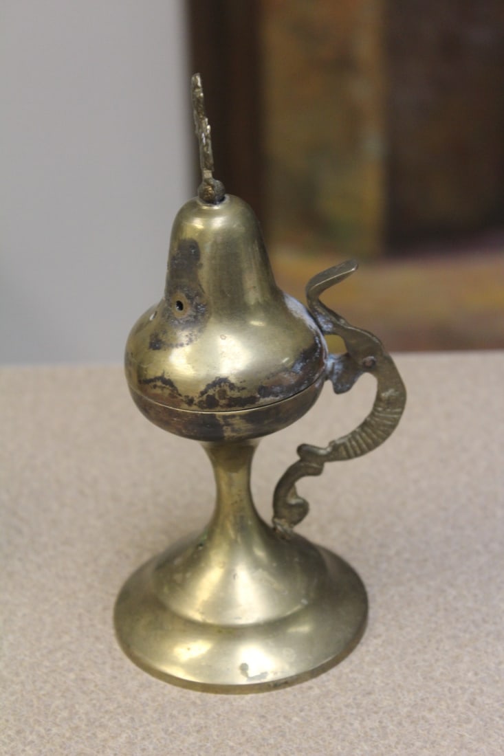 Religious Brass Container - 2