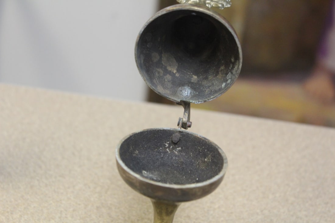 Religious Brass Container - 3