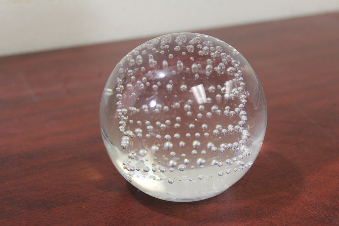 A Large Control Bubble Paperweight - 2