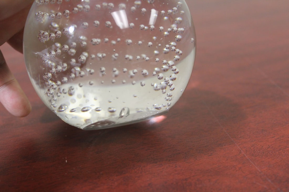 A Large Control Bubble Paperweight - 5