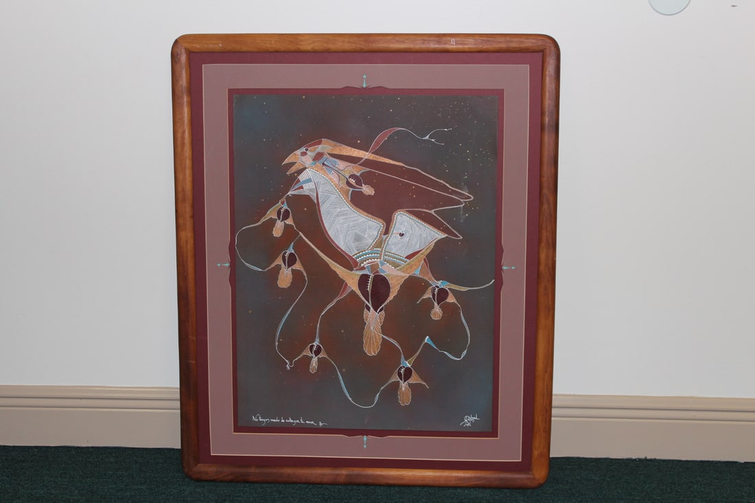 Richard Rojas Multimedia Abstract Art: overall= 28" x 33" 