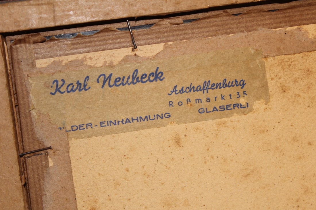 Signed Lochler Engraving - 7