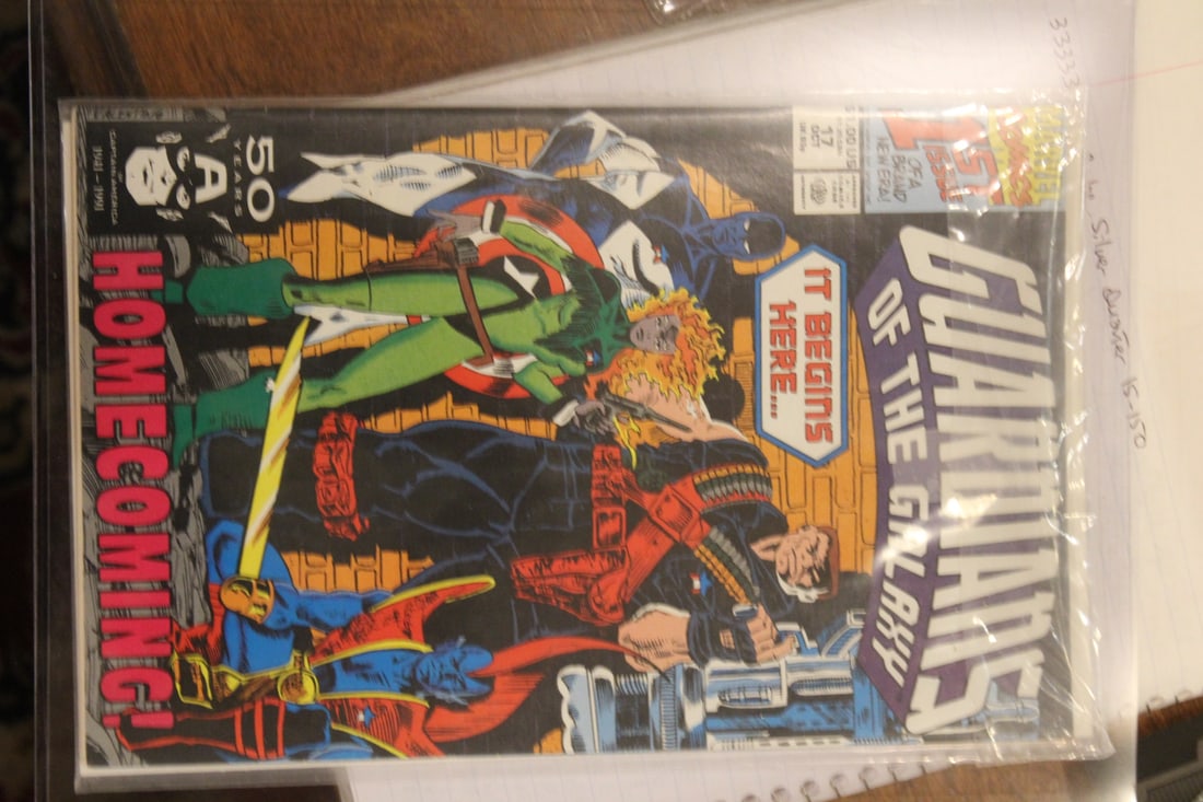 Guardians Marvel Comic: as shown on photos