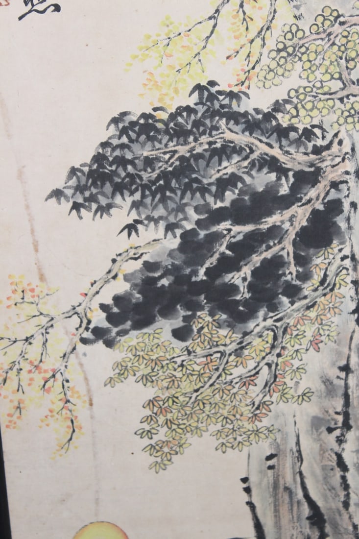 A Signed Chinese/Asian Framed Watercolour on Paper - 5