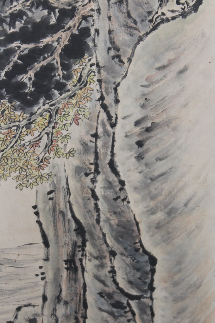 A Signed Chinese/Asian Framed Watercolour on Paper - 7