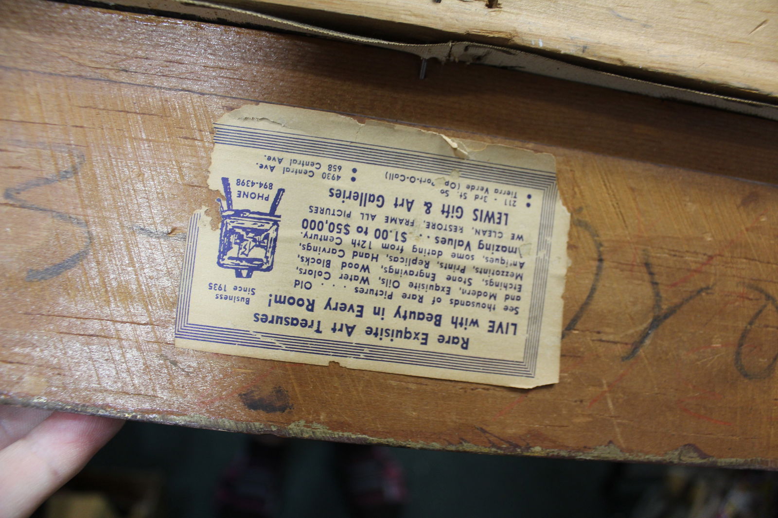 A Vintage Spanish Signed Oil on Canvas Painting - 13