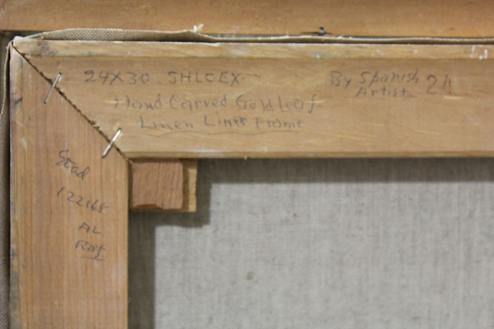 A Vintage Spanish Signed Oil on Canvas Painting - 14