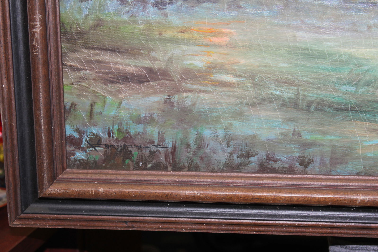 Oil on Canvas of Oriental Scene - 4