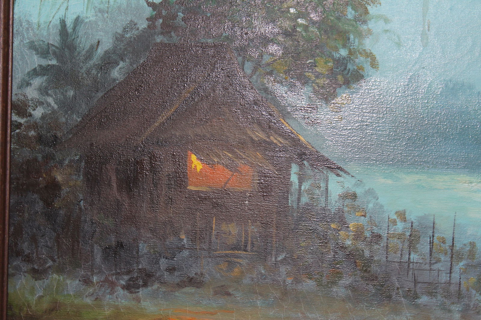 Oil on Canvas of Oriental Scene - 5