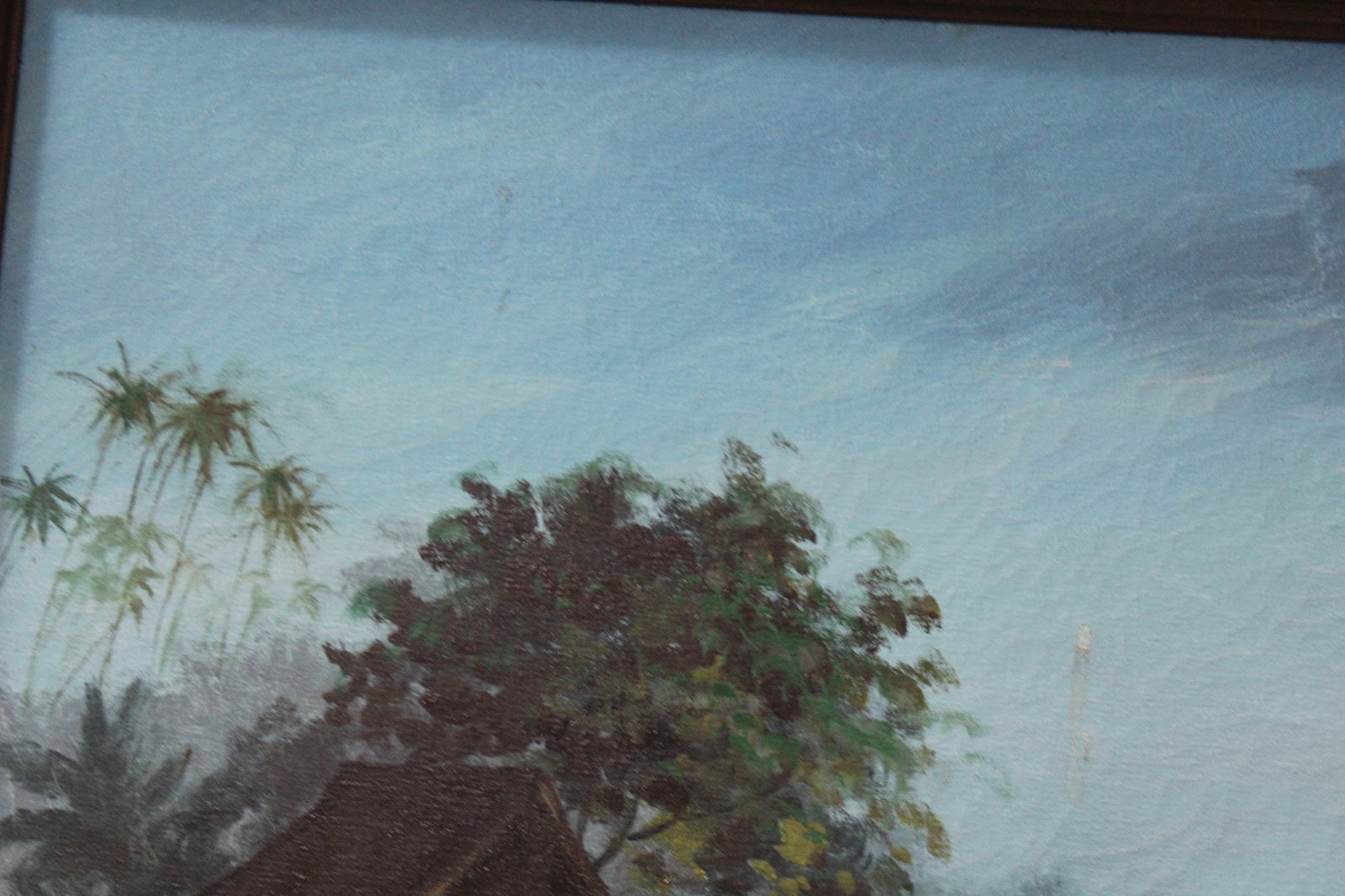 Oil on Canvas of Oriental Scene - 6