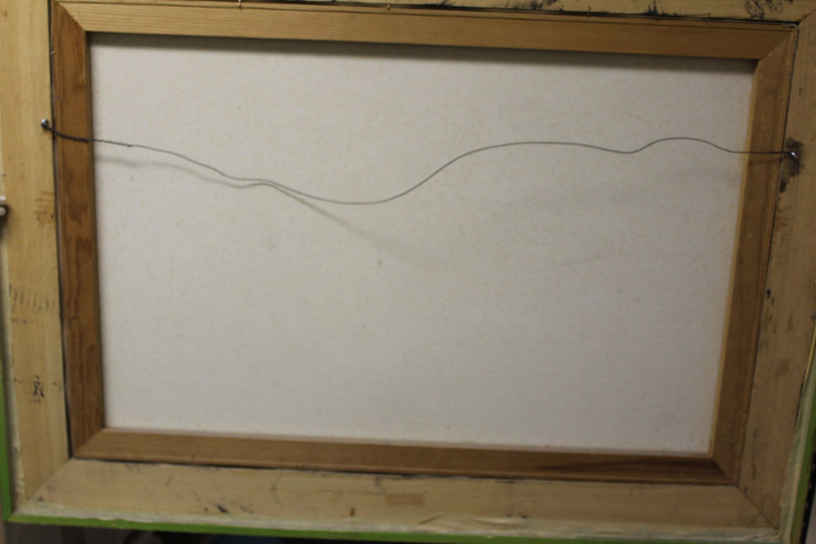 A Framed Psychadilic Oil on Canvas Painting - 8