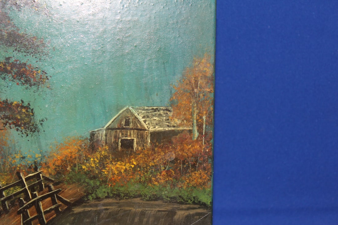 An Oil Painting on Chair - 2