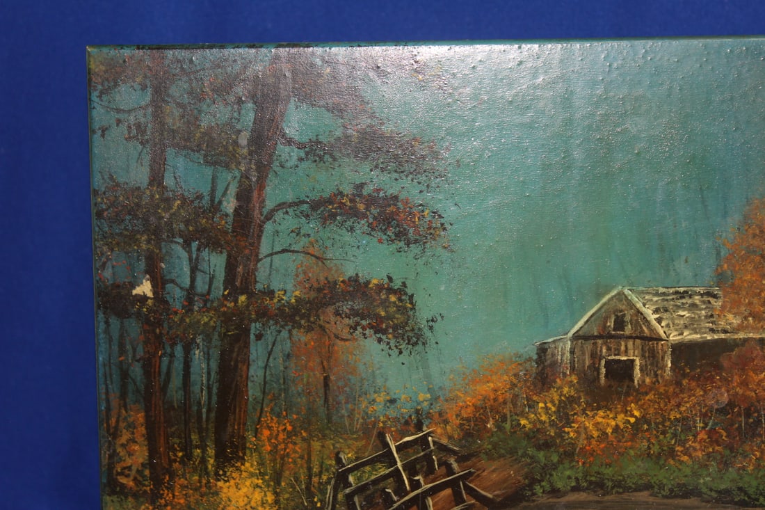 An Oil Painting on Chair - 3