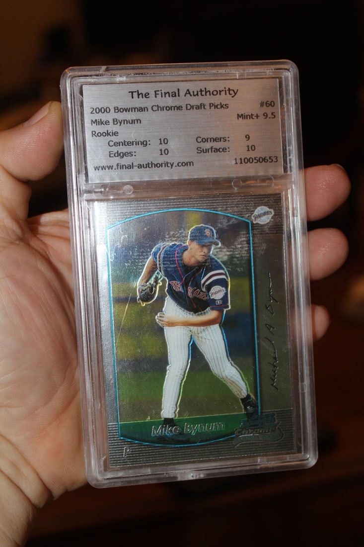 Graded Mike Bynum Rookie Card: as shown 