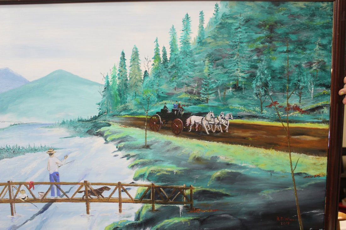 A Large Modern Oil on Canvas - 6