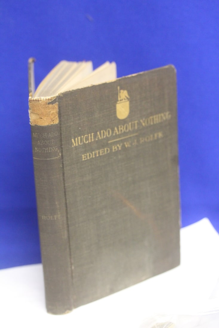 Hardcover Book: Much Ado About Nothing: as shown