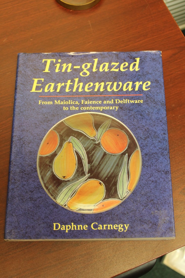 Hardcover Book: Tin-Glazed Earthware: as shown 