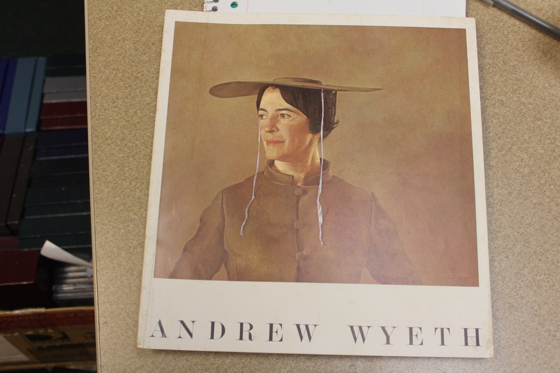 Softcover Book on Andrew Wyeth: as shown