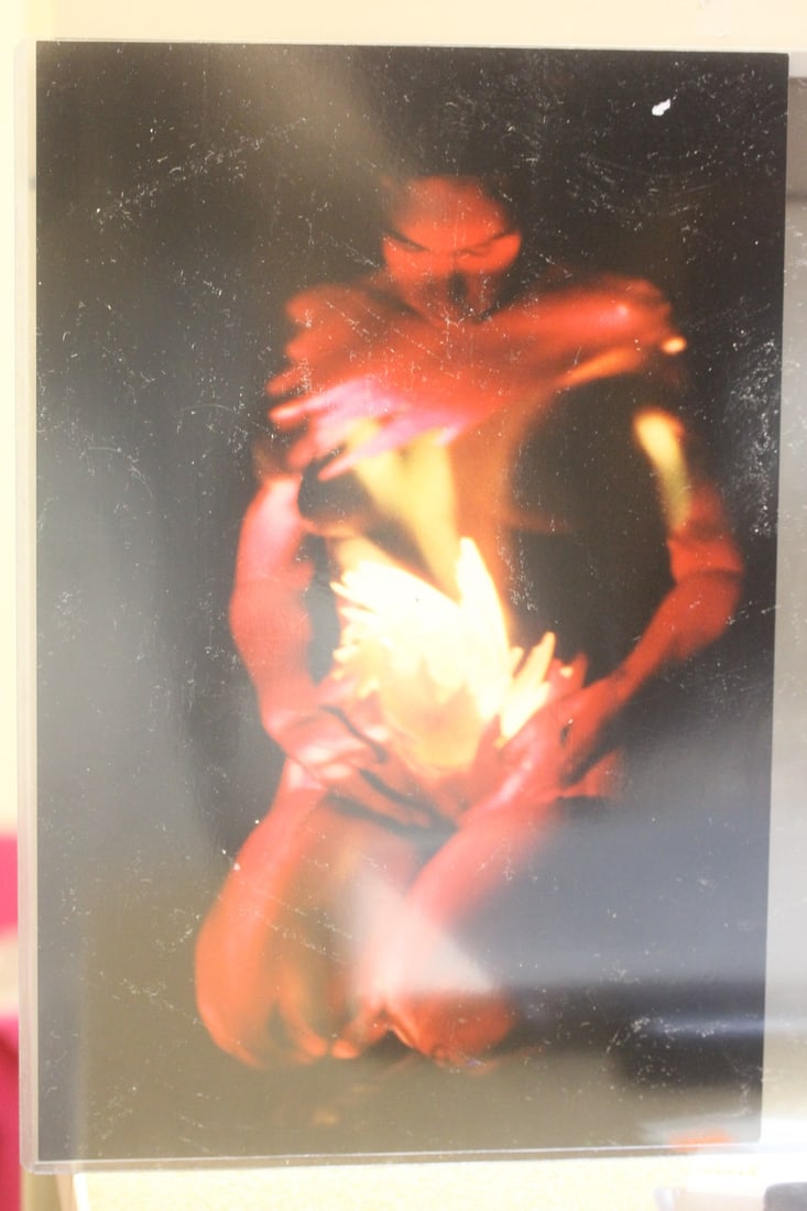 Original nude photograph stereotype: possibly 8" x 12" 