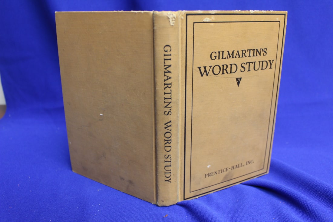 Hardcover Book: Gilmartin's Word Study: as shown