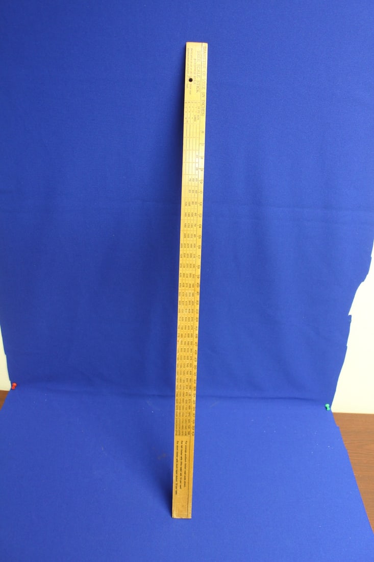 A Vintage Wooden Tree Ruler?: 31" long 