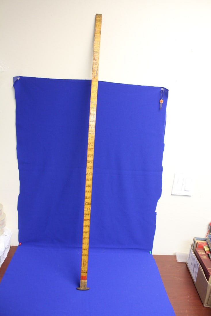 A Vintage Lufkin Rule Company ruler: possibly to measure trees - 48 1/2" long 