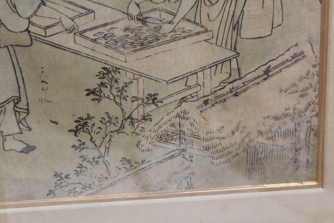 Signed Kitao Shingemasa Woodblock Print - 4