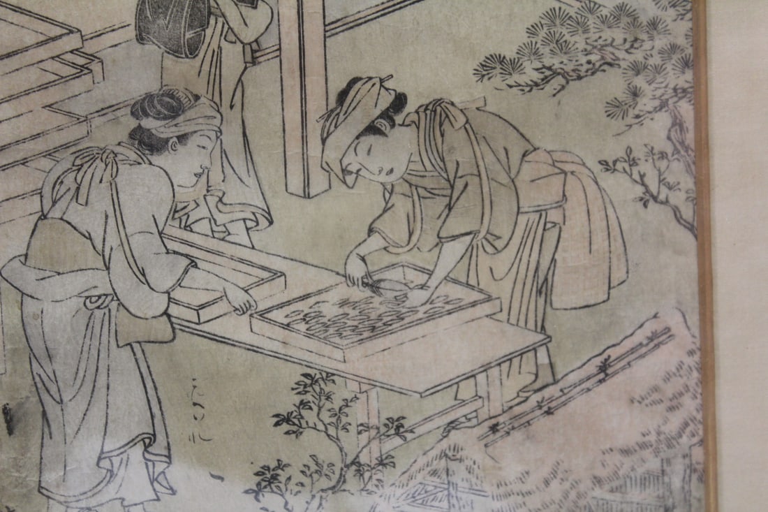 Signed Kitao Shingemasa Woodblock Print - 5