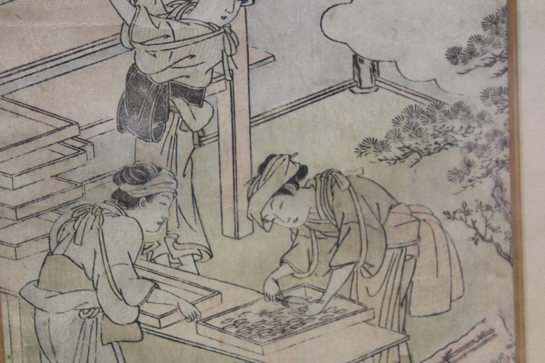 Signed Kitao Shingemasa Woodblock Print - 8