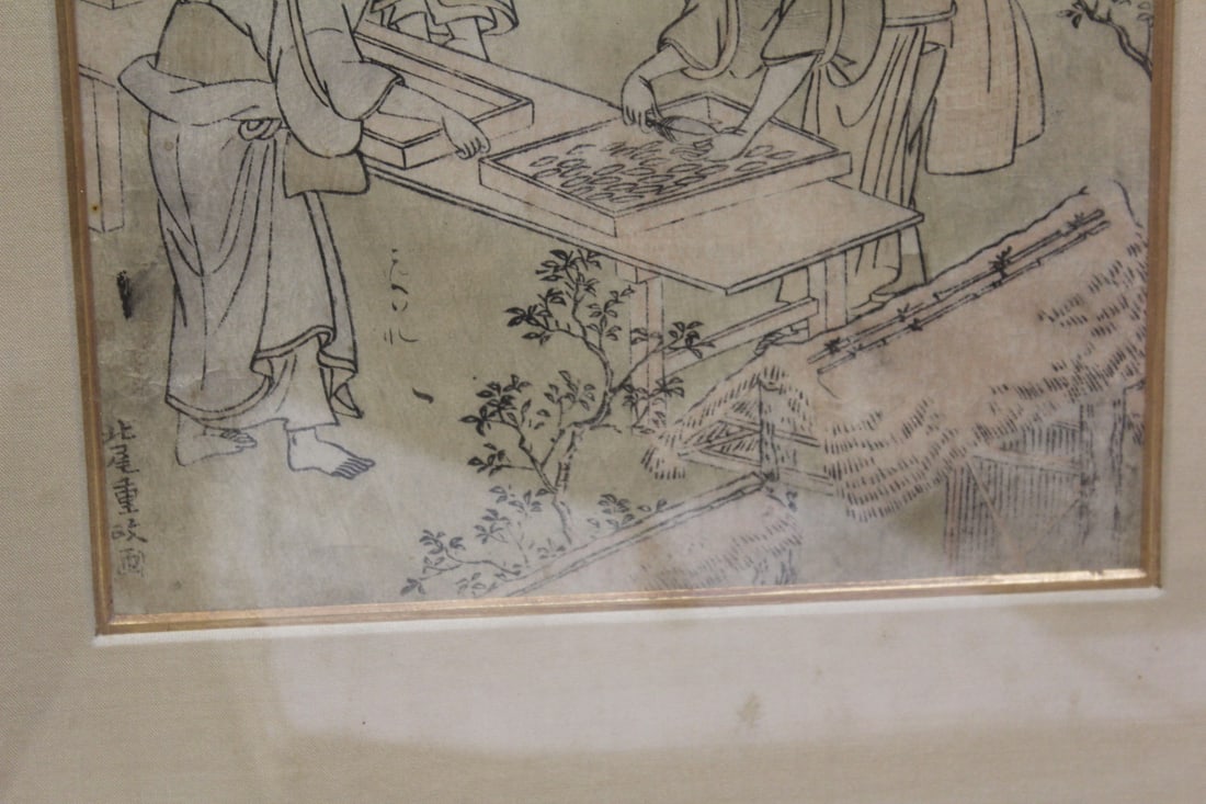 Signed Kitao Shingemasa Woodblock Print - 9