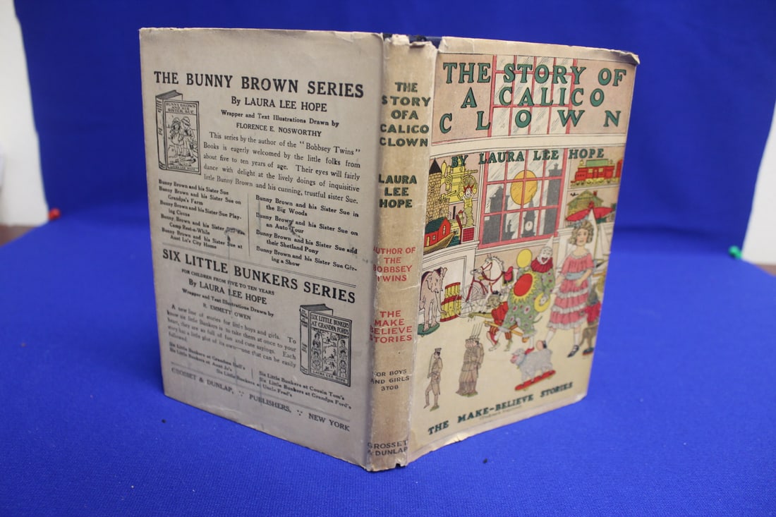 Hardcover Book: The Story of the Calico Clown: as shown 