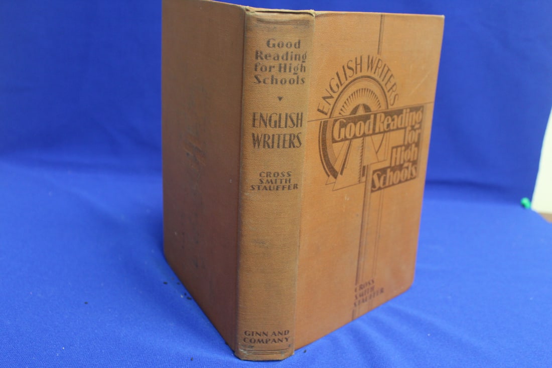 Hardcover Book: English Writers 1931: as shown 