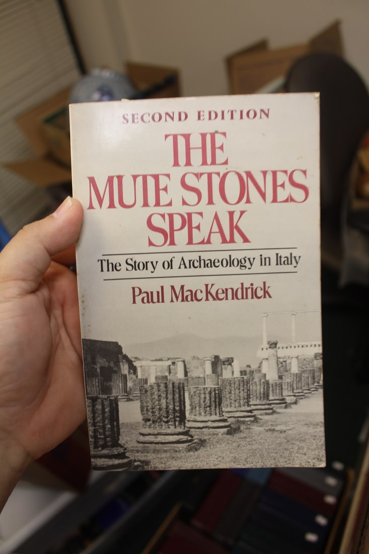 Softcover Book: The Mute Stones Speak: Archeology in Italy 