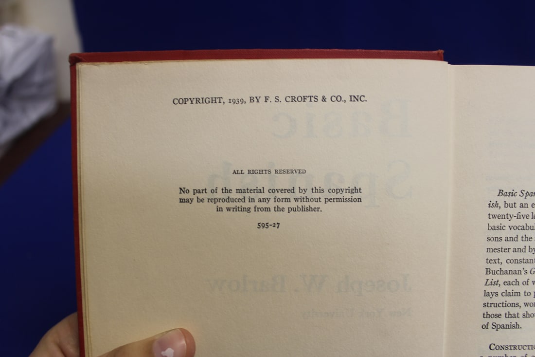 Hardcover Book: Basic Spanish - 2