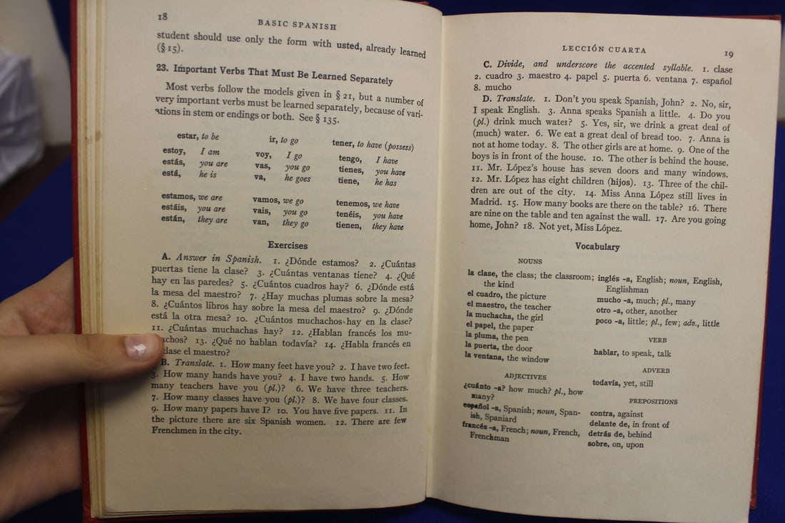 Hardcover Book: Basic Spanish - 3