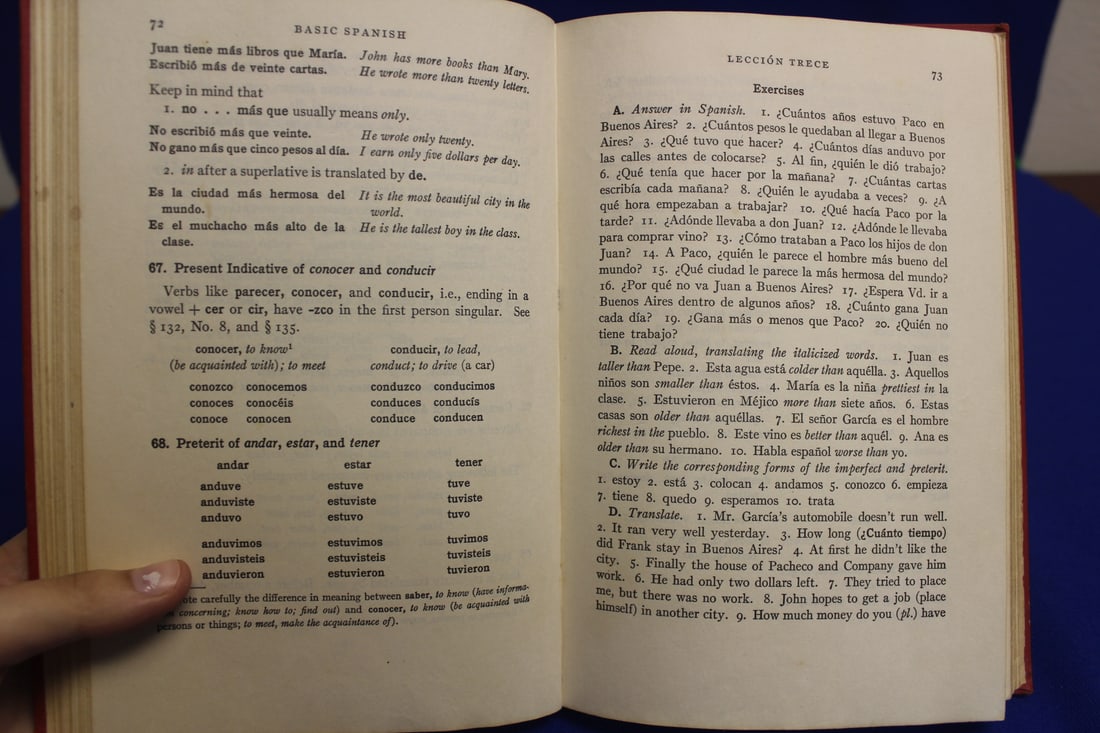 Hardcover Book: Basic Spanish - 5