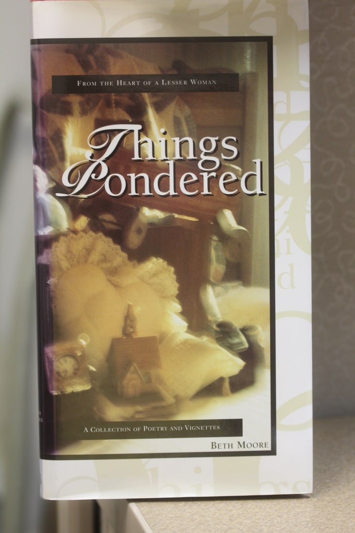 Hardcover Book: Things Pondered: by Mary Beth Moore 