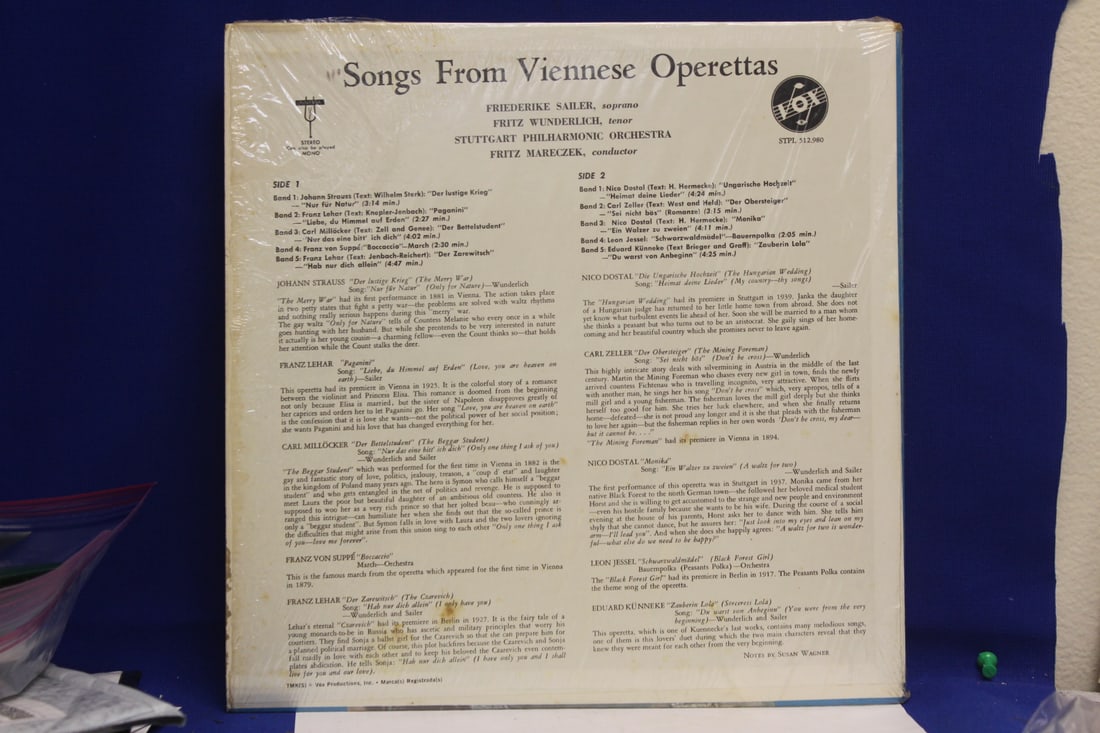Fritz Wunderlich LP Album - 2