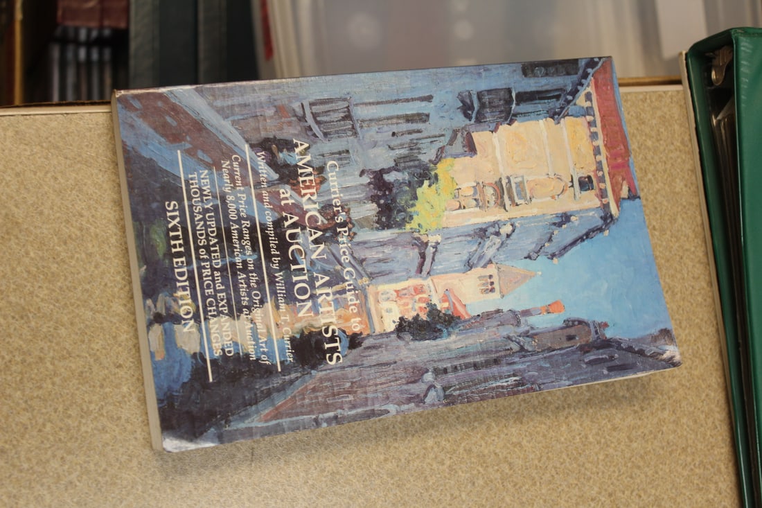 Softcover Book: American Artists at Auction: as shown 