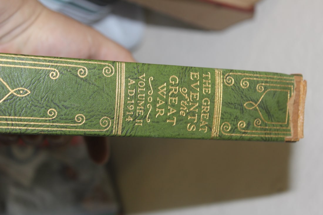 Hardcover Book: The Great Events of the Great War: volume II - 1914 