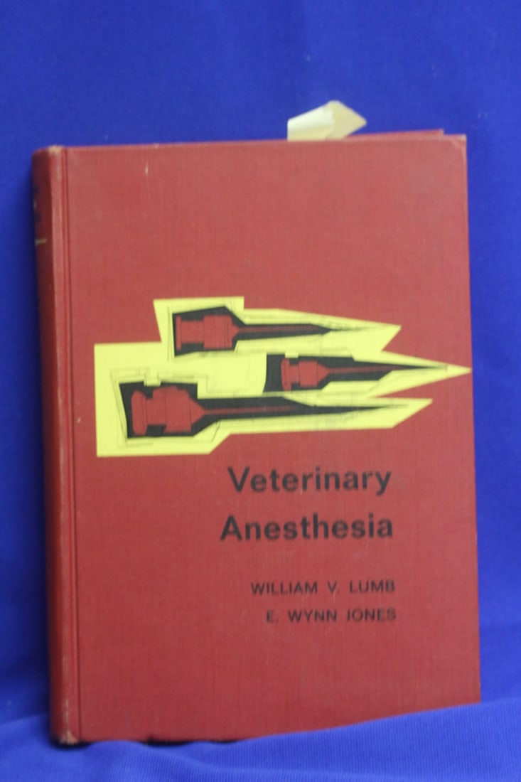 Hardcover Book: Veterinary Anesthesia: as shown 