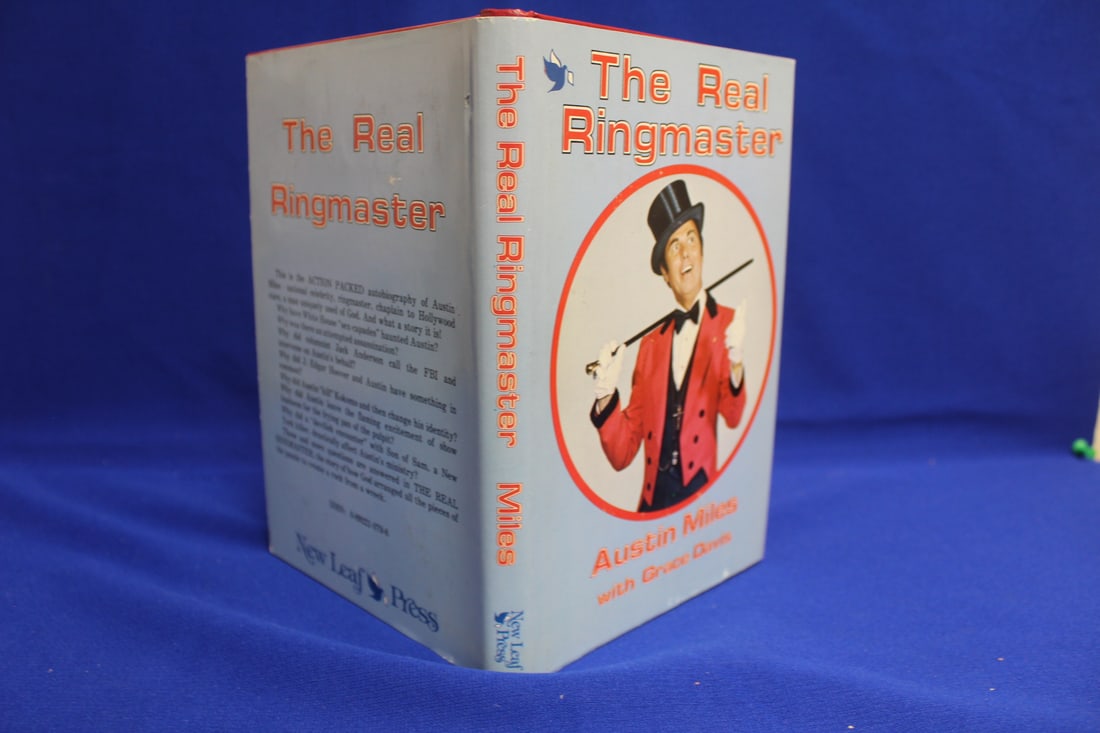 Hardcover Book: The Real Ringmaster: as shown 